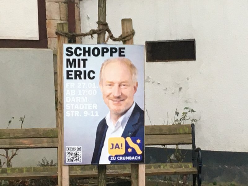 Wahlplakat Schoppe mit Eric